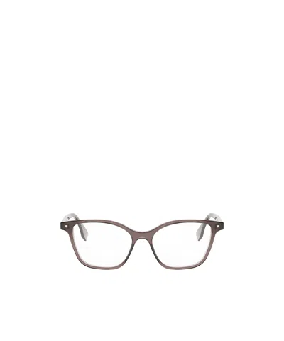 Fendi Eyewear Cat-eye Frame Glasses In Brown