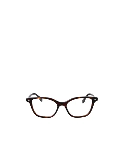 Fendi Eyewear Cat-eye Frame Glasses In Black