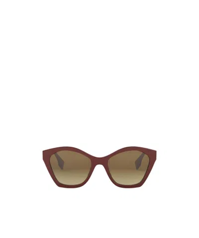 Fendi Eyewear Cat-eye Frame Sunglasses In Brown