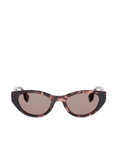 Fendi Eyewear Cat-eye Frame Sunglasses In Brown