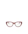 Fendi Eyewear Ff Diamonds Cat-eye Frame Glasses In White