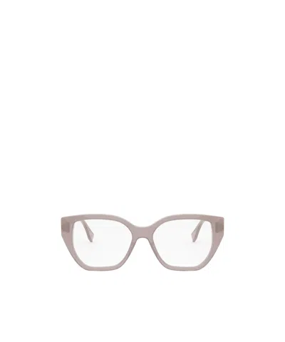 Fendi Eyewear Geometric-frame Glasses In White