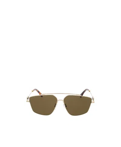 Fendi Eyewear Geometric Frame Sunglasses In Green