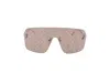 Fendi First Crystal Rectangular Sunglasses, 139mm In Gold