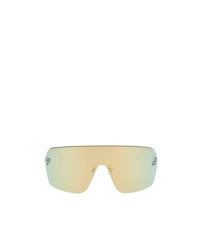 Fendi Eyewear Oversized Frame Sunglasses In Nude