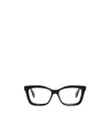 Fendi Eyewear Rectangle Frame Glasses In Black