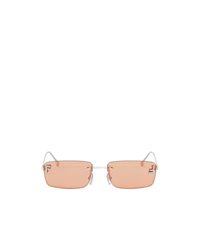 FENDI FENDI EYEWEAR RECTANGLE-FRAME SUNGLASSES
