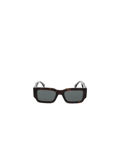 Fendi Eyewear Rectangle Frame Sunglasses In Gray