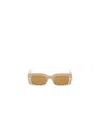 Fendi Eyewear Rectangle In Nude