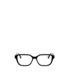 Fendi Eyewear Rectangular Frame Glasses In Black