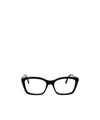 Fendi Eyewear Rectangular Frame Glasses In Black