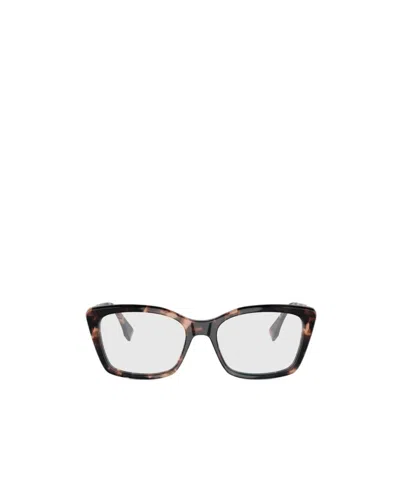 Fendi Eyewear Rectangular Frame Glasses In Multi