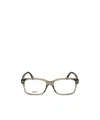 Fendi Eyewear Rectangular Frame Glasses In Multicolor