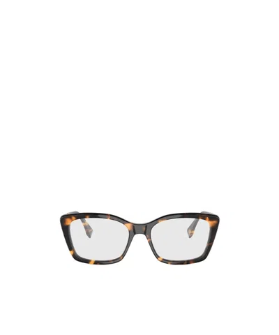 Fendi Eyewear Rectangular Frame Glasses In White