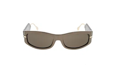 Fendi Eyewear Rectangular Frame Sunglasses In Gray
