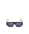 Fendi Eyewear Rectangular Frame Sunglasses In Black