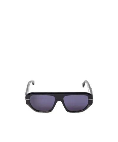 Fendi Eyewear Rectangular Frame Sunglasses In Black