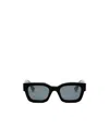 Fendi Eyewear Rectangular Frame Sunglasses In Black