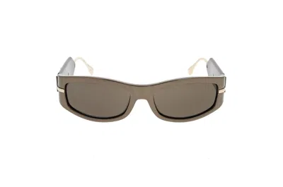 Fendi Eyewear Rectangular Frame Sunglasses In Brown