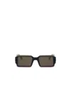 Fendi Eyewear Rectangular Frame Sunglasses In Green