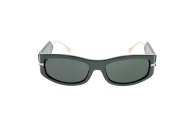 Fendi Eyewear Rectangular Frame Sunglasses In Green