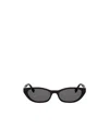 Fendi Eyewear Rectangular-frame Sunglasses In Black