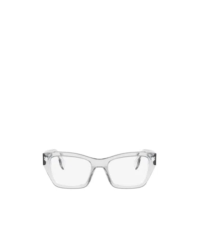 Fendi Eyewear Roma Rectangle Frame Glasses In White