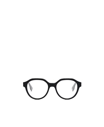 Fendi Eyewear Round Frame Glasses In Black