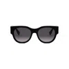 Fendi Eyewear Round Frame Sunglasses In Nero