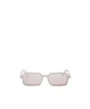 Fendi Selleria Acetate Rectangular Sunglasses