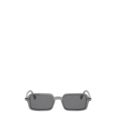 Fendi Eyewear Selleria Rectangle Frame Sunglasses In Gray