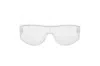 Fendi Eyewear Shield-frame Sunglasses In White