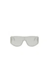 Fendi Eyewear Shield Frame Sunglasses In White