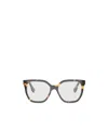 Fendi Eyewear Butterfly Frame Glasses In Black