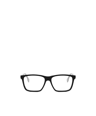 Fendi Eyewear Square Frame Glasses In Black