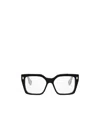 Fendi Eyewear Square Frame Glasses In Black
