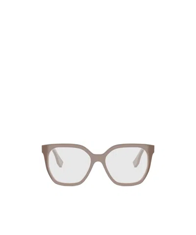 Fendi Eyewear Square Frame Glasses In Brown