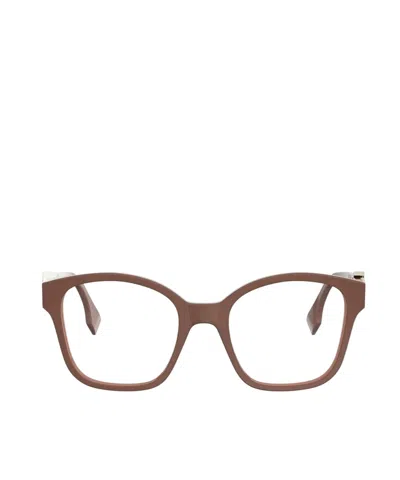 Fendi Eyewear Square Frame Glasses In Brown