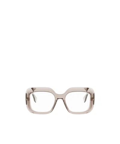 Fendi Eyewear Square Frame Glasses In Neutral