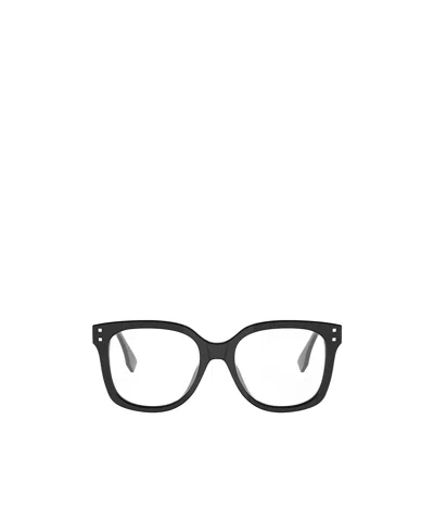 Fendi Eyewear Square Frame Glasses In Black