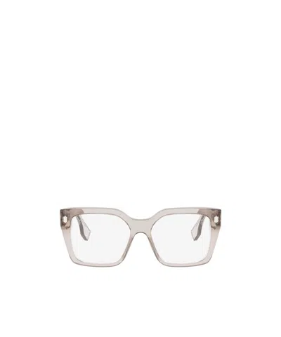 Fendi Eyewear Square Frame Glasses In White