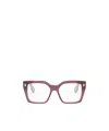 Fendi Eyewear Square Frame Glasses In White