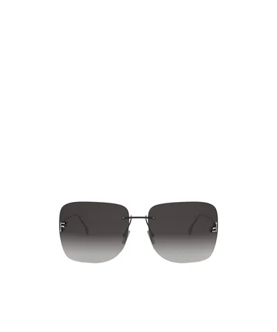 Fendi Eyewear Square Frame Sunglasses In Black