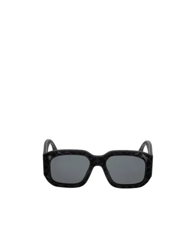 Fendi Eyewear Square Frame Sunglasses In Black