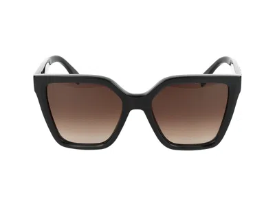 Fendi Eyewear Square Frame Sunglasses In Black