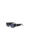 Fendi Eyewear Square Frame Sunglasses In Black