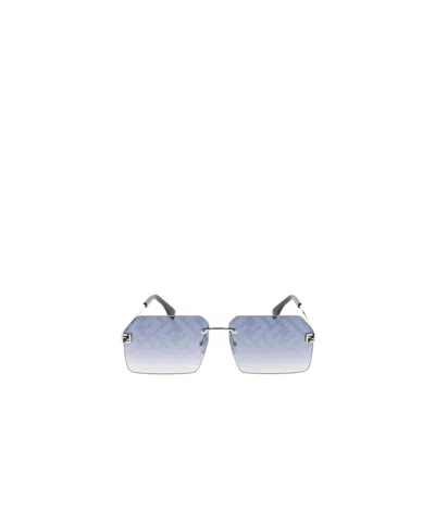 Fendi Eyewear Square Frame Sunglasses In Blue