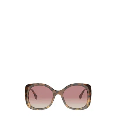 Fendi Eyewear Square Frame Sunglasses In Brown