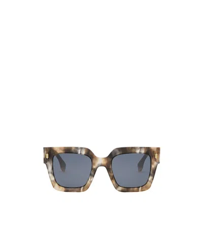 FENDI FENDI EYEWEAR SQUARE FRAME SUNGLASSES