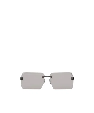 Fendi Eyewear Square Frame Sunglasses In Gray